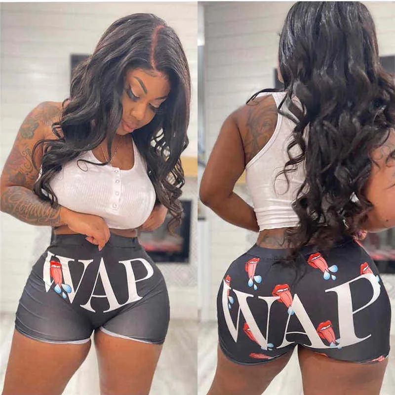 20 Pieces) Cardi B Megan Thee Stallion Wap Wholesale High Waist Shorts