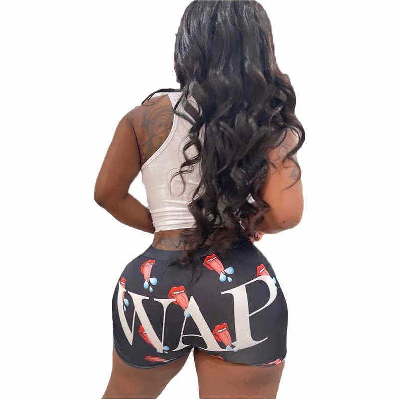 20 Pieces) Cardi B Megan Thee Stallion Wap Wholesale High Waist Shorts