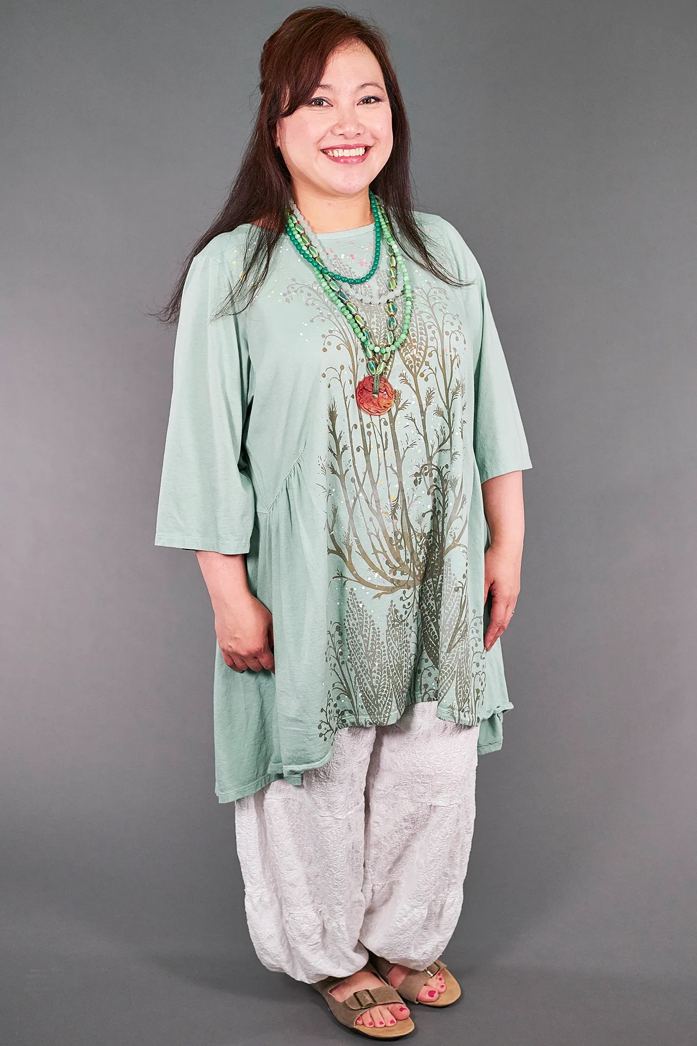 2284 Jen's Tunic Aquamarine-P