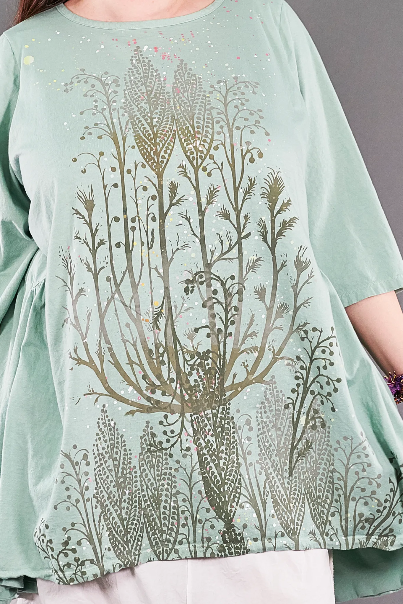 2284 Jen's Tunic Aquamarine-P
