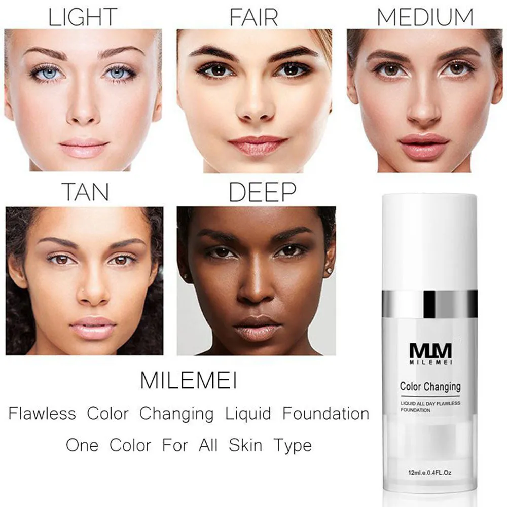 30 Pieces) 12ML Magic Makeup Base Face Foundation Long Lasting Cover Concealer Cream