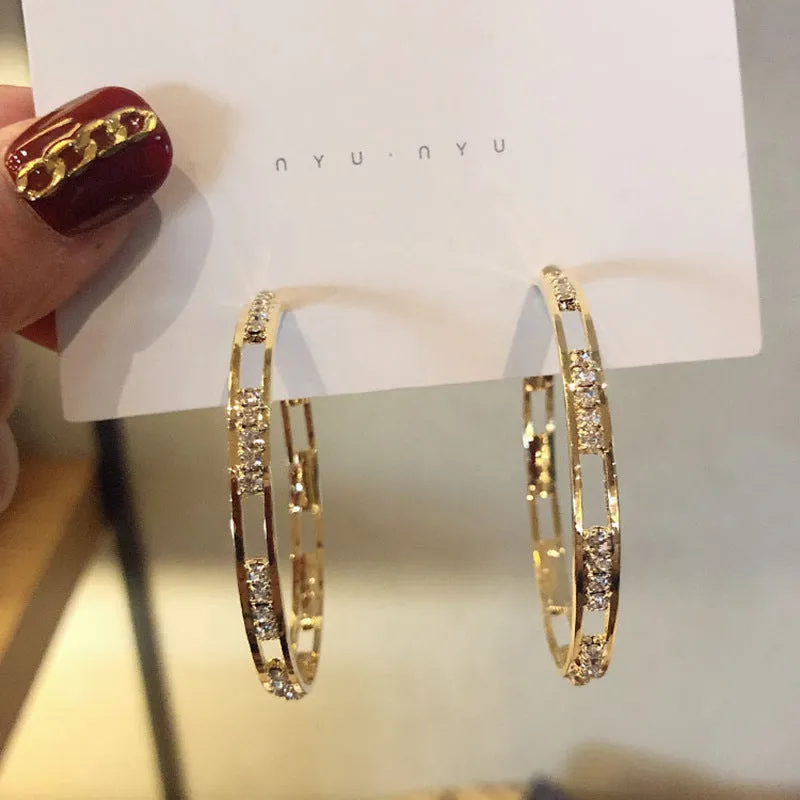 30 Pieces) 925 Silver Needle C-Shaped Earrings