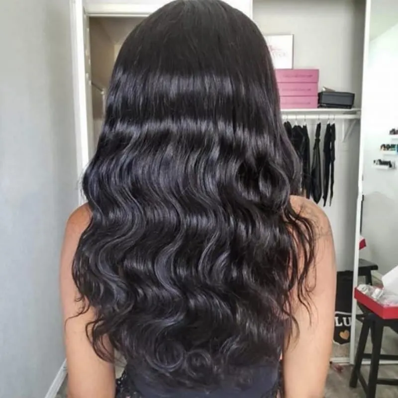 30 Pieces) Big Wave Long Curly Wig And Headband Set