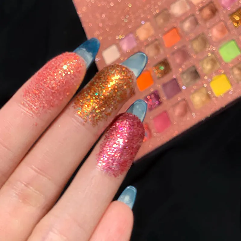 30 Pieces) Glitter Sequins Eyeshadow Palette Pigment Eye Shadow