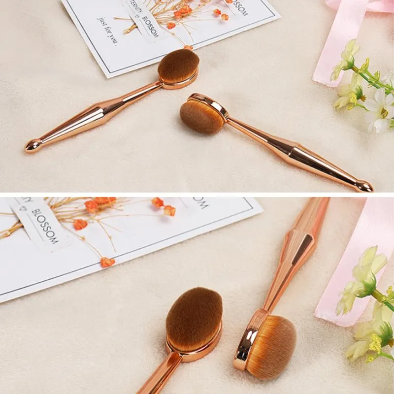 30 Pieces) Oval Makeup Brush Soft Toothbrush