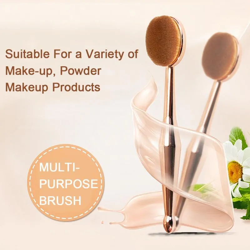 30 Pieces) Oval Makeup Brush Soft Toothbrush
