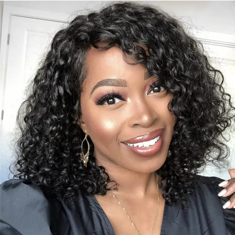 30 Pieces) Small Curly Mid-Length Wig