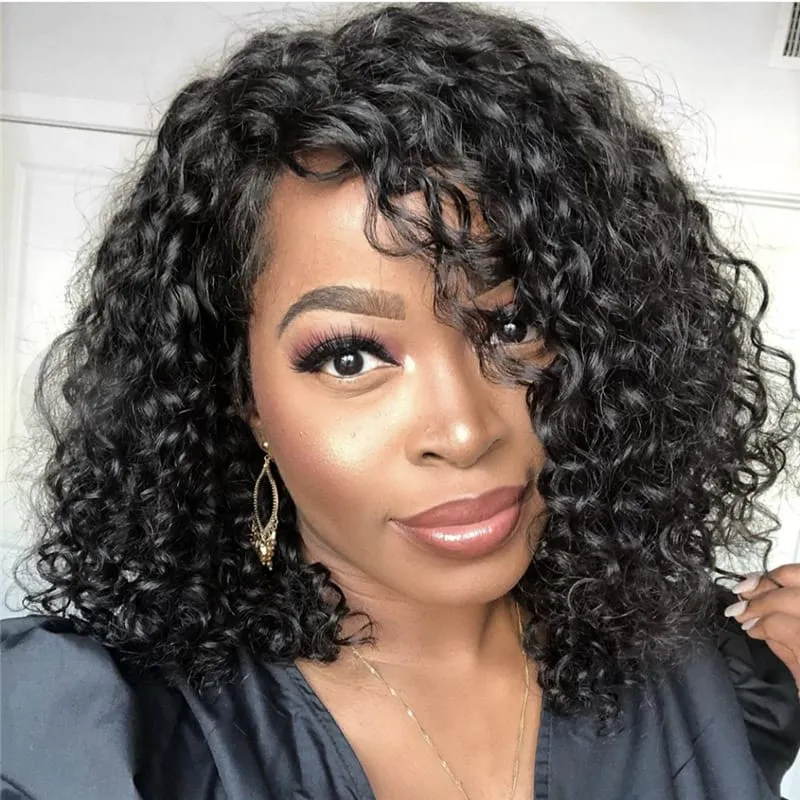30 Pieces) Small Curly Mid-Length Wig