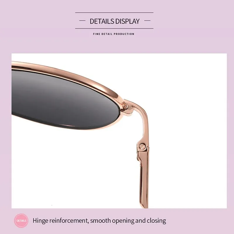 30 Pieces) Wholesale Girls Bowknot Decor Metal Design Oval Sunglasses