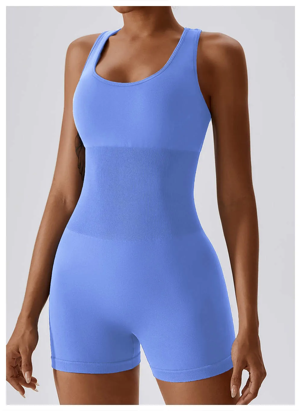 360 Short Jumpsuit BLUE
