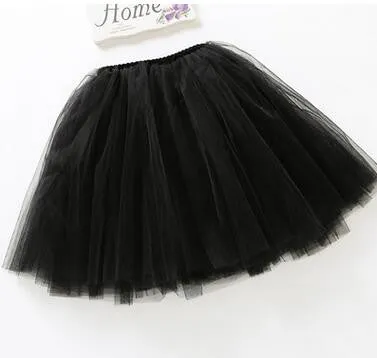 7 colors girls skirts princess lovely tutu skirt 2-10Y kids summer skirt candy color short girls skirt