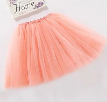 7 colors girls skirts princess lovely tutu skirt 2-10Y kids summer skirt candy color short girls skirt