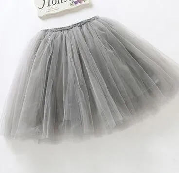 7 colors girls skirts princess lovely tutu skirt 2-10Y kids summer skirt candy color short girls skirt