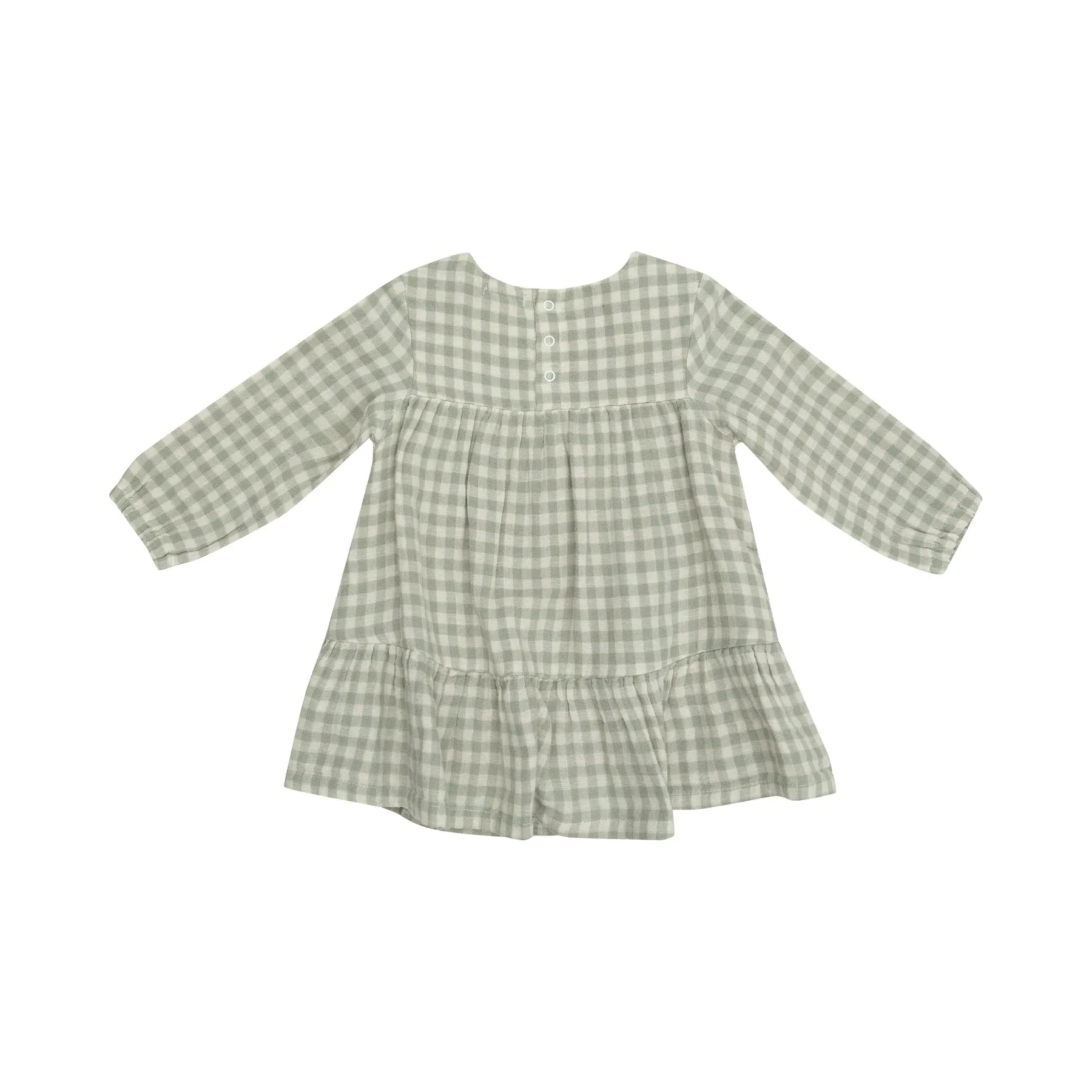 Angel Dear Mini Gingham Dress Set