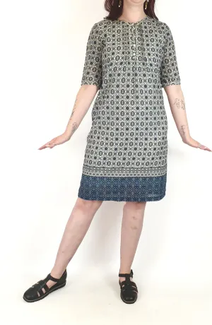 Anna Thomas unique print dress size 12