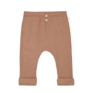 Apricot Ribbed Leggings