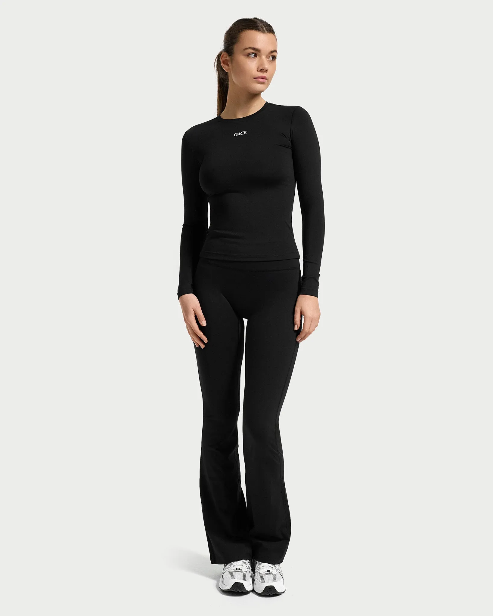 Aura Nylon Flared Leggings
