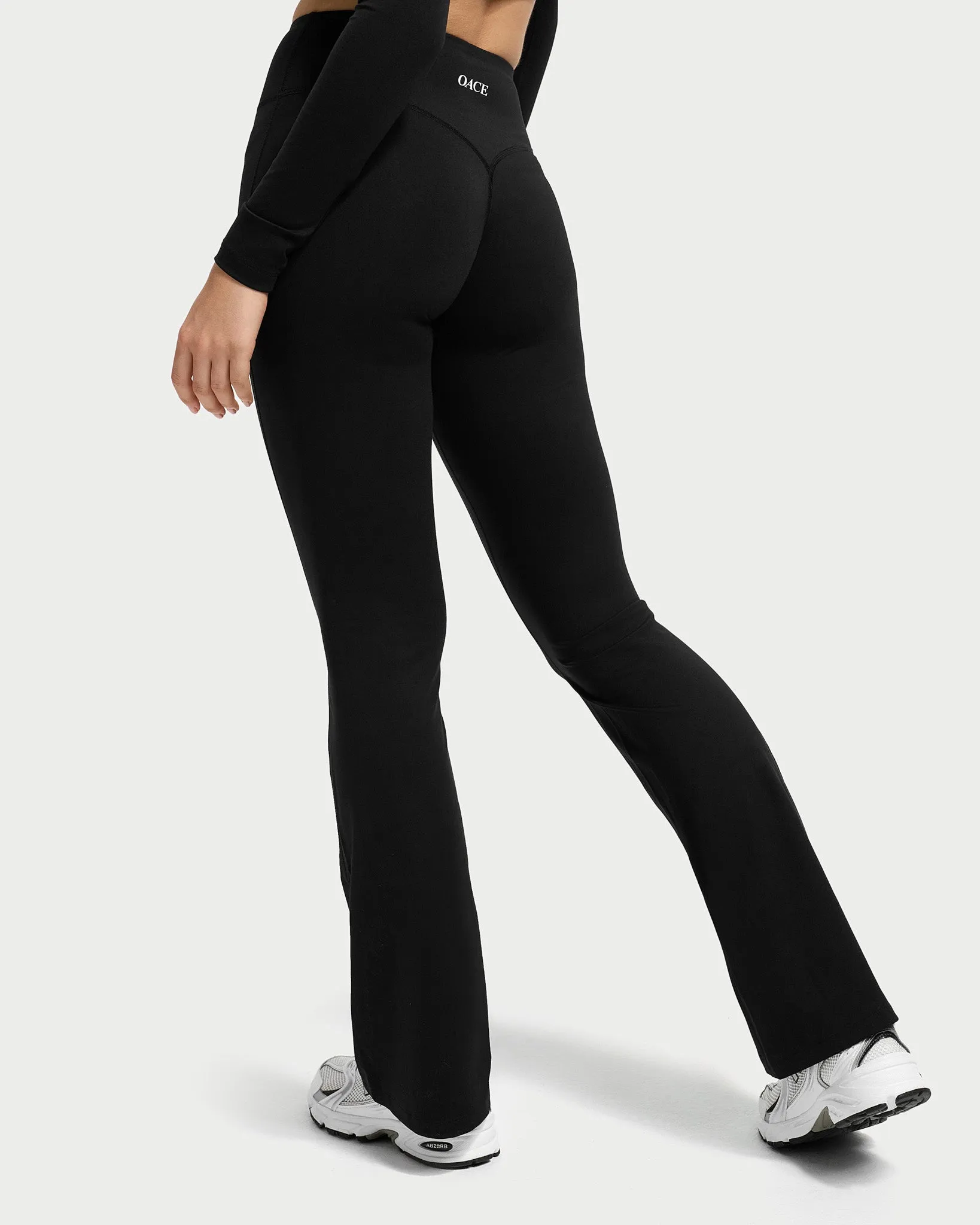 Aura Nylon Flared Leggings