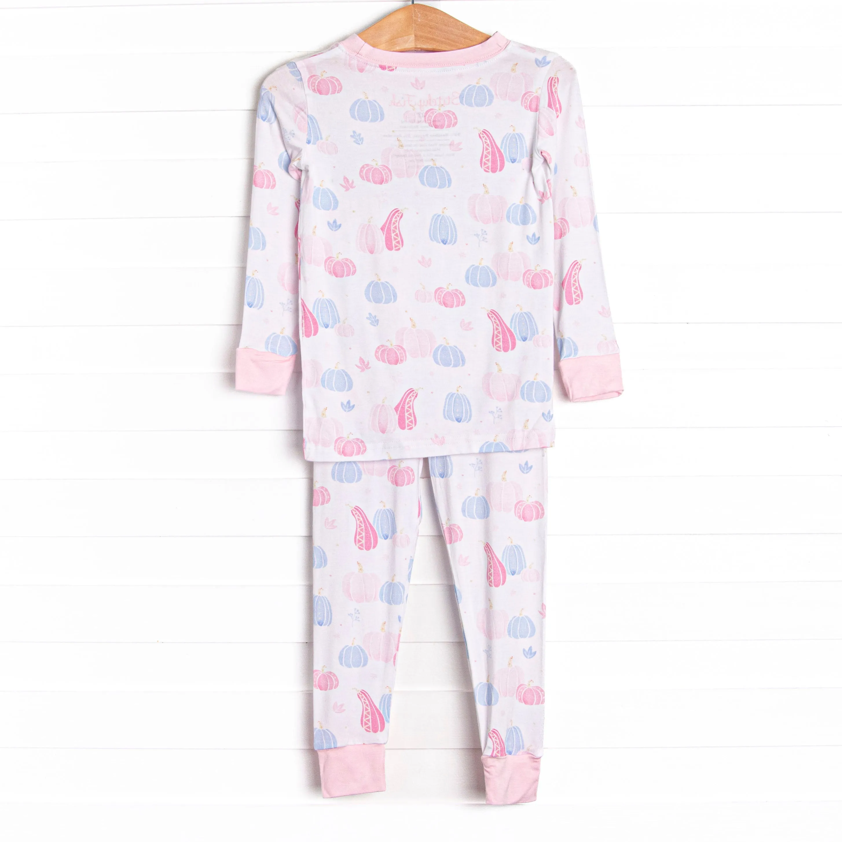 Autumn Aura Bamboo Pajama Set, Pink