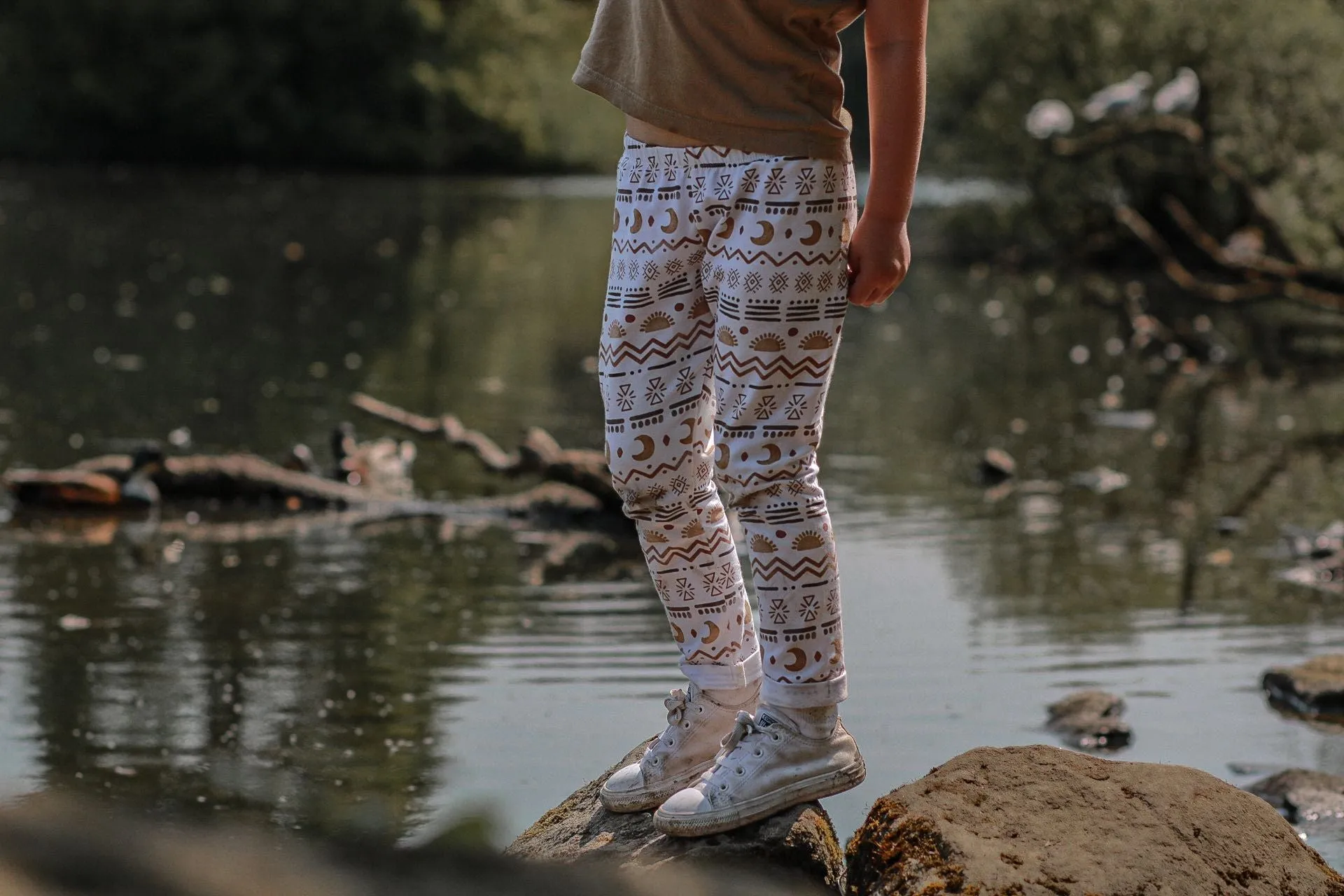 Aztec Cropped Leggings
