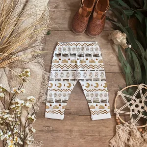 Aztec Cropped Leggings