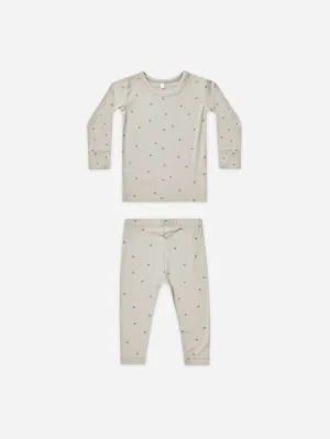Bamboo Long Sleeve Pajama Set || Stars