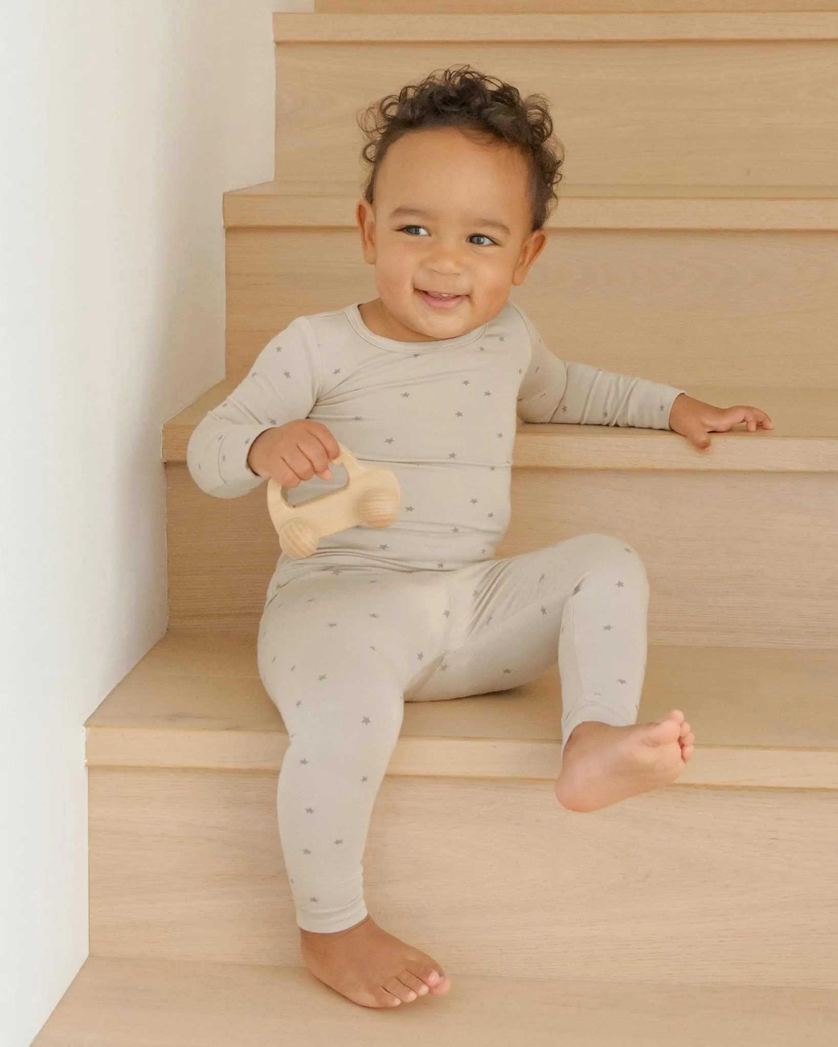Bamboo Long Sleeve Pajama Set || Stars