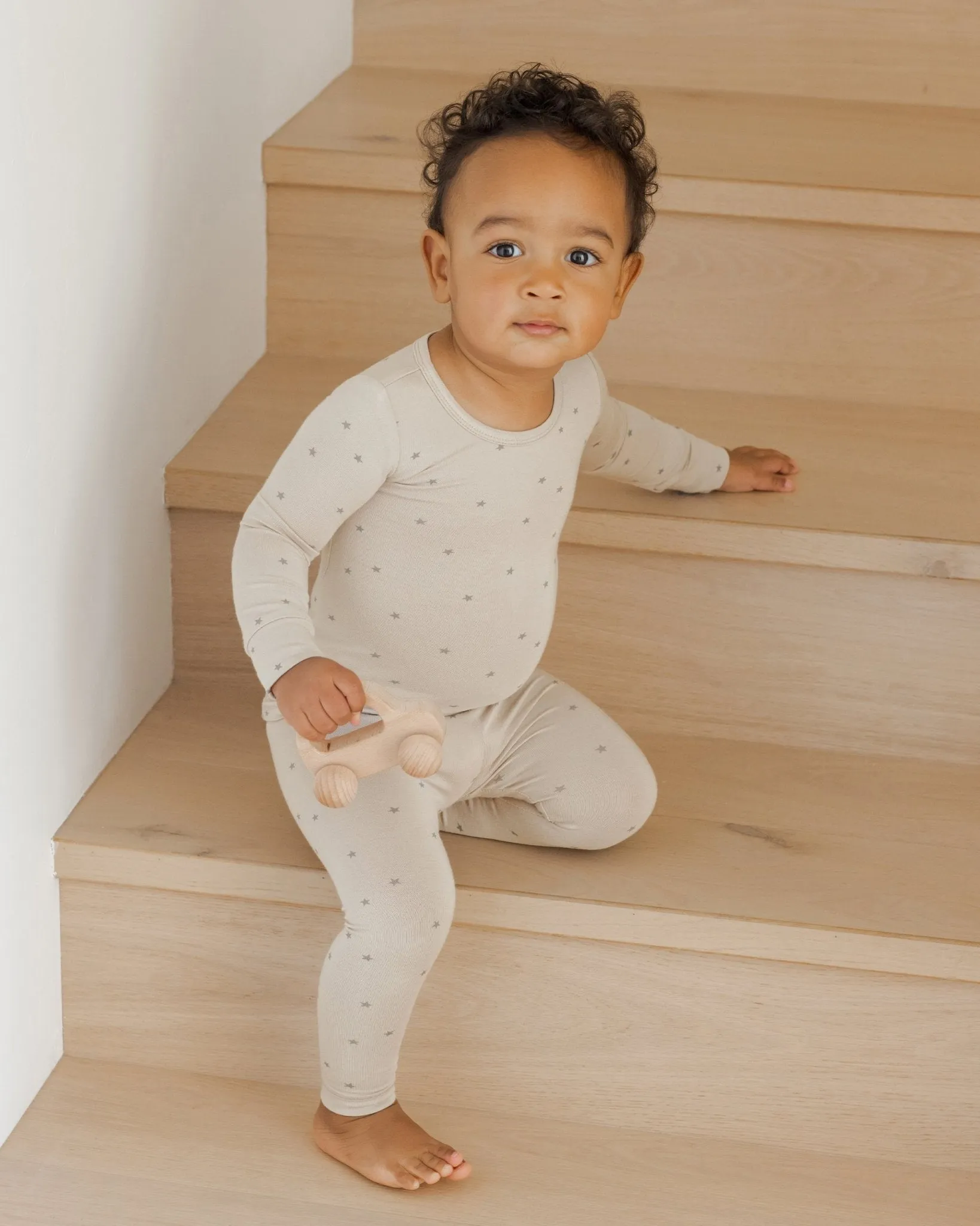 Bamboo Long Sleeve Pajama Set || Stars