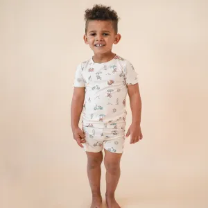 Bamboo Short Sleeve and Shorts 2-Piece Set - Summer Vibes