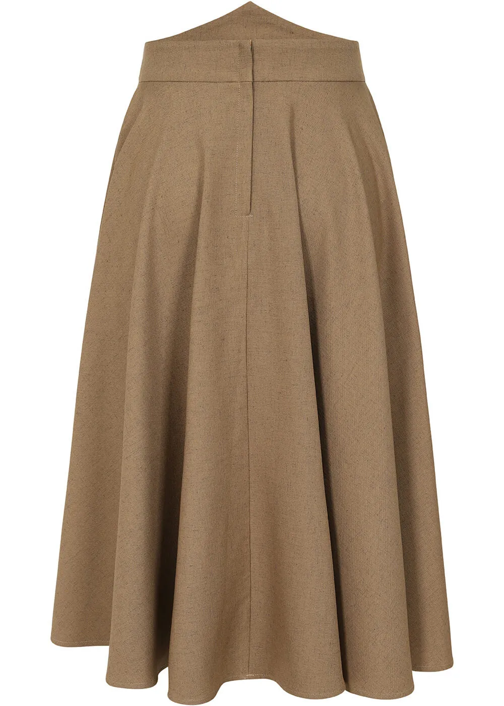 Banned Greta 40's Swing Rok Brown