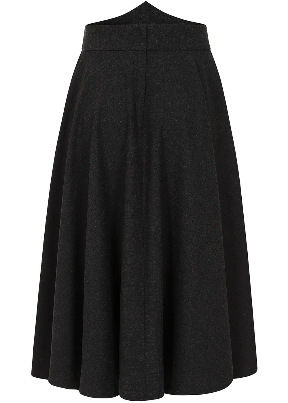 Banned Greta 40's Swing Skirt Black