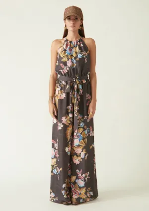 Batur brown printed jumpsuit