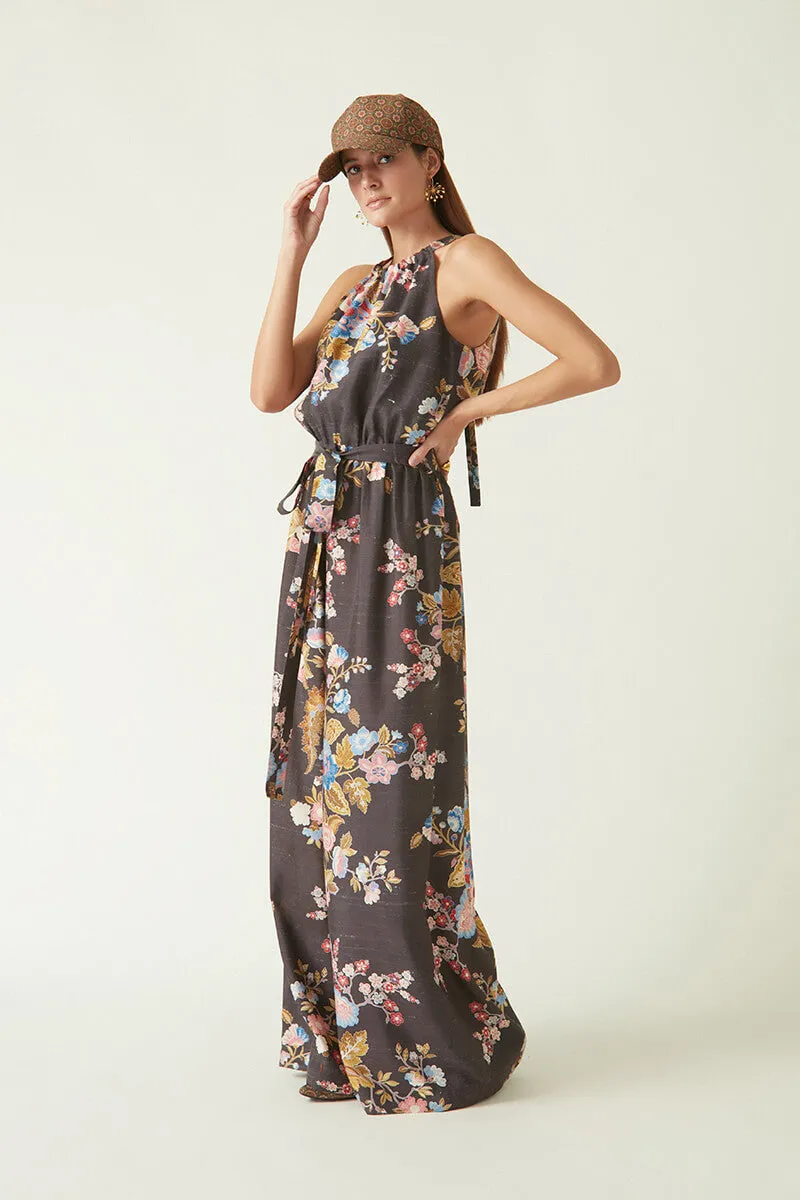 Batur brown printed jumpsuit