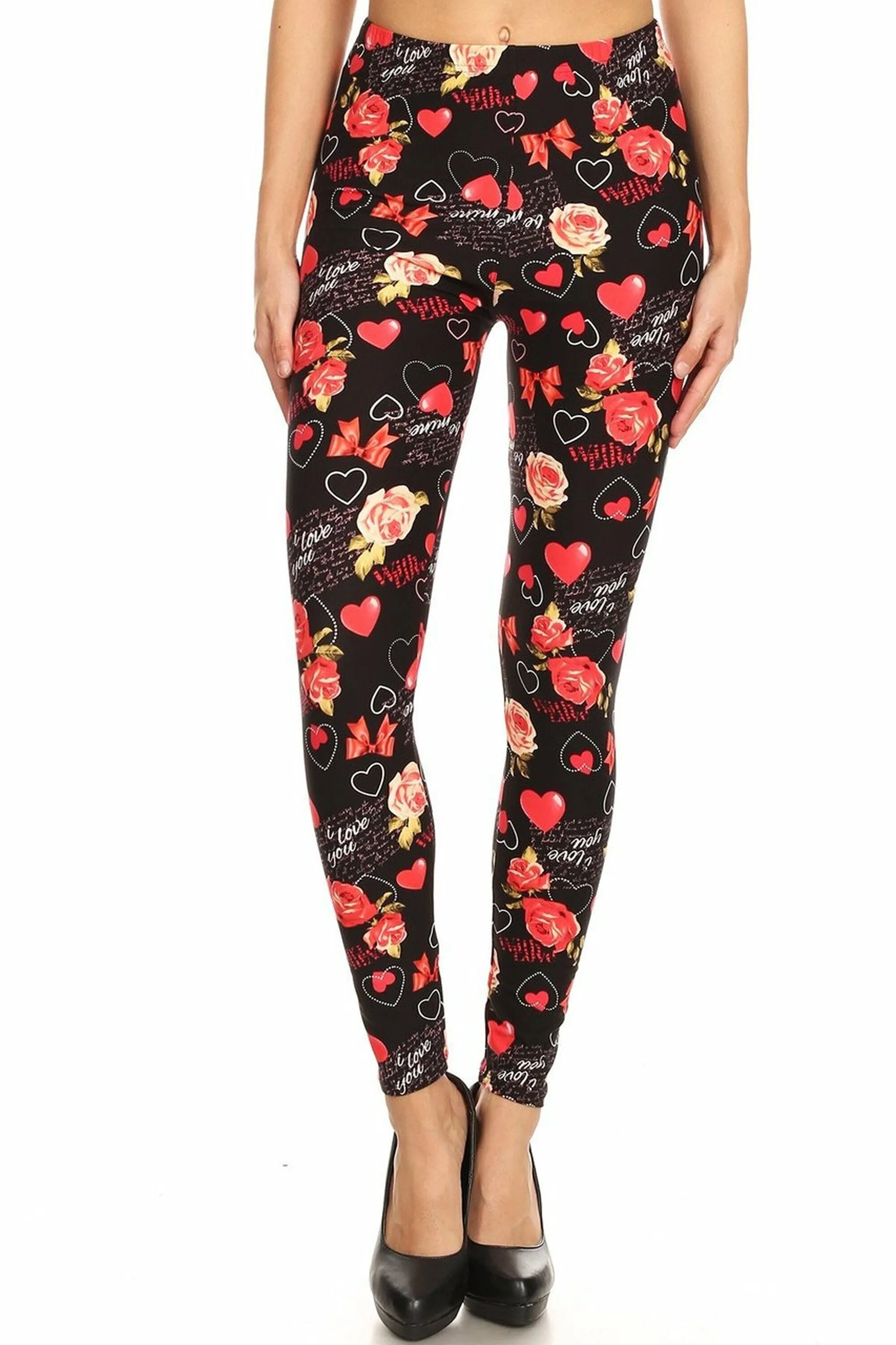 Be Mine Valentine's Day Leggings