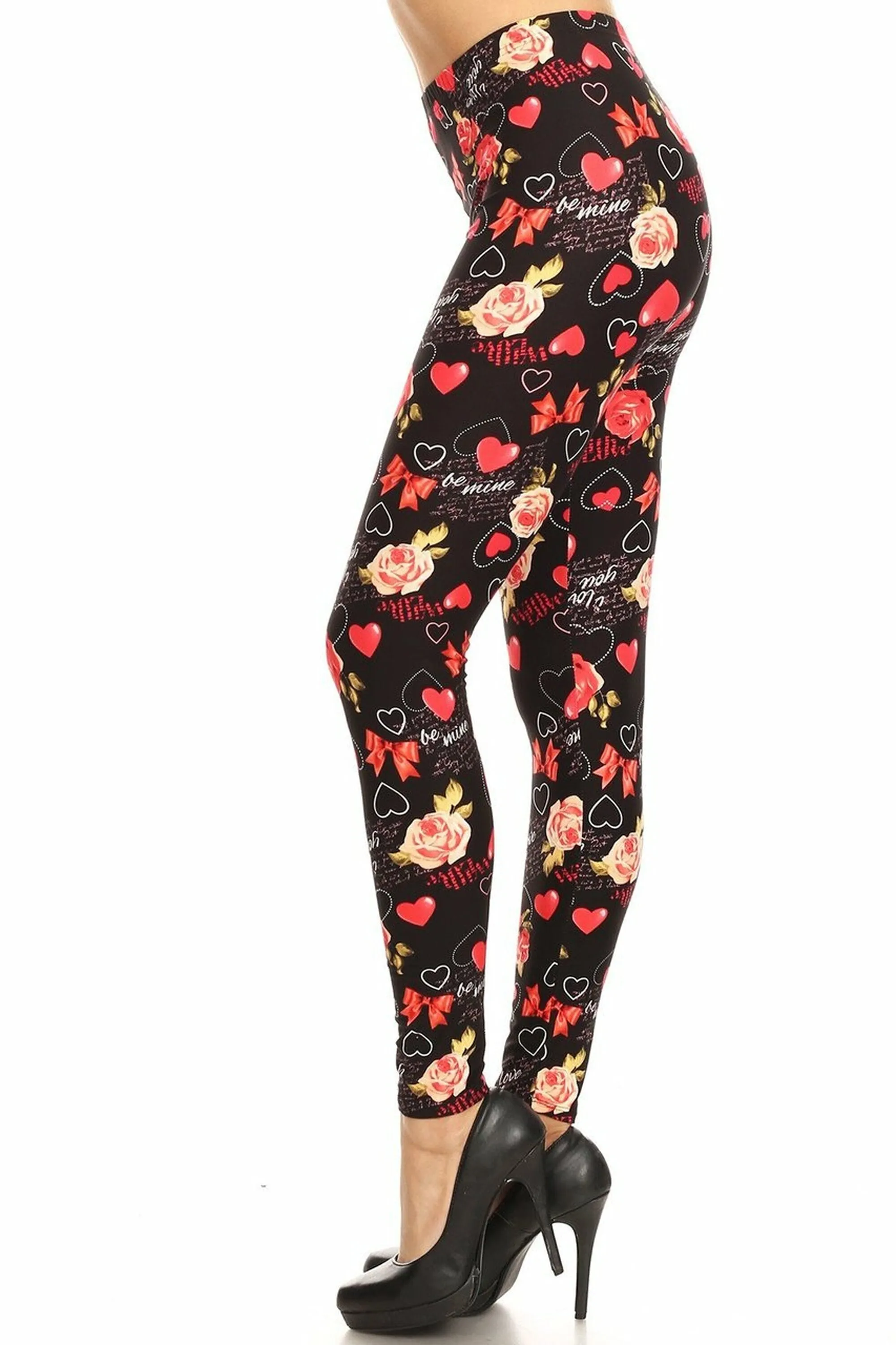 Be Mine Valentine's Day Leggings