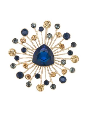 BEAMING STONE SPRAY BROOCH