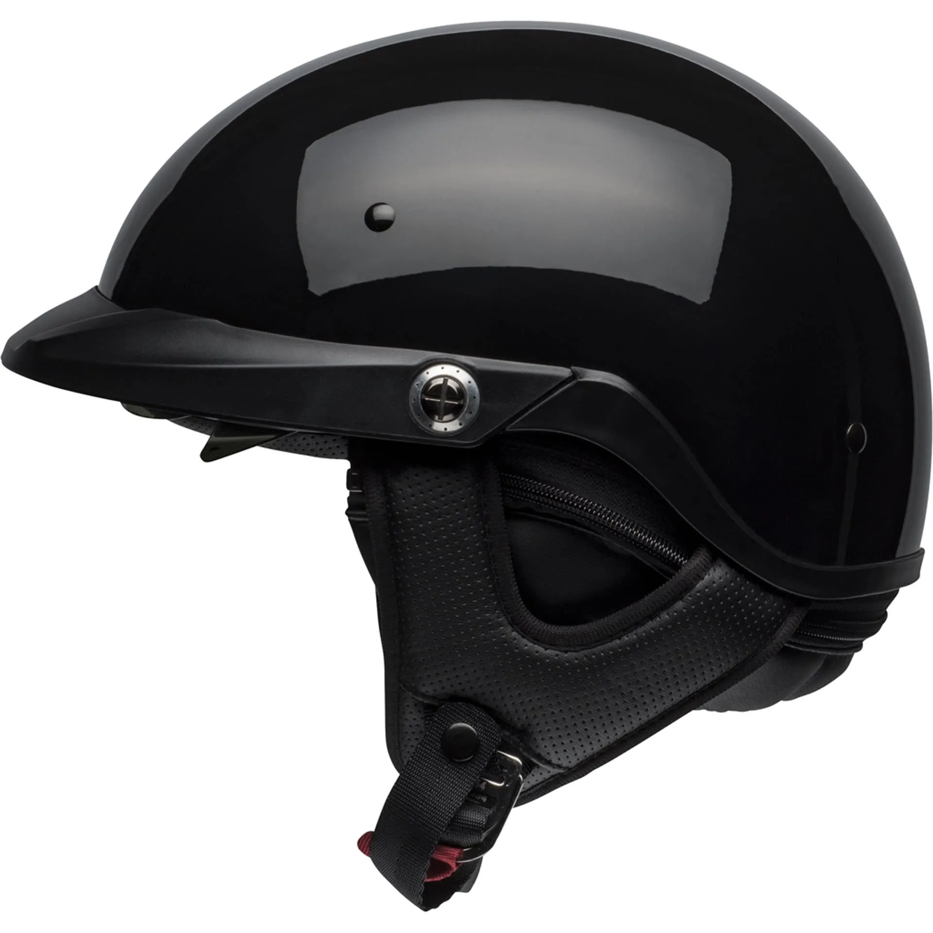 Bell Pit Boss Motorcycle Open Face and 3/4 Helmet Gloss Black