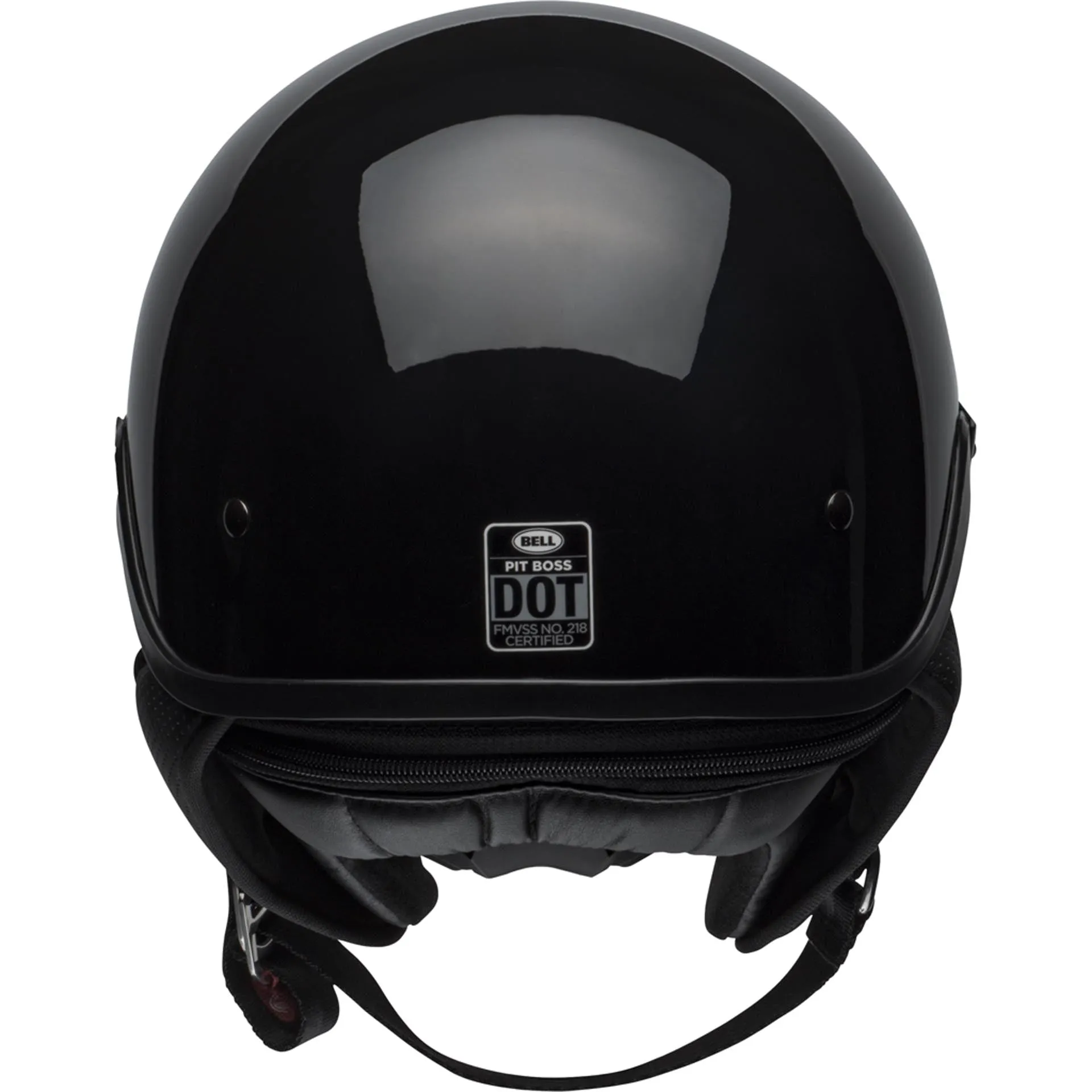 Bell Pit Boss Motorcycle Open Face and 3/4 Helmet Gloss Black
