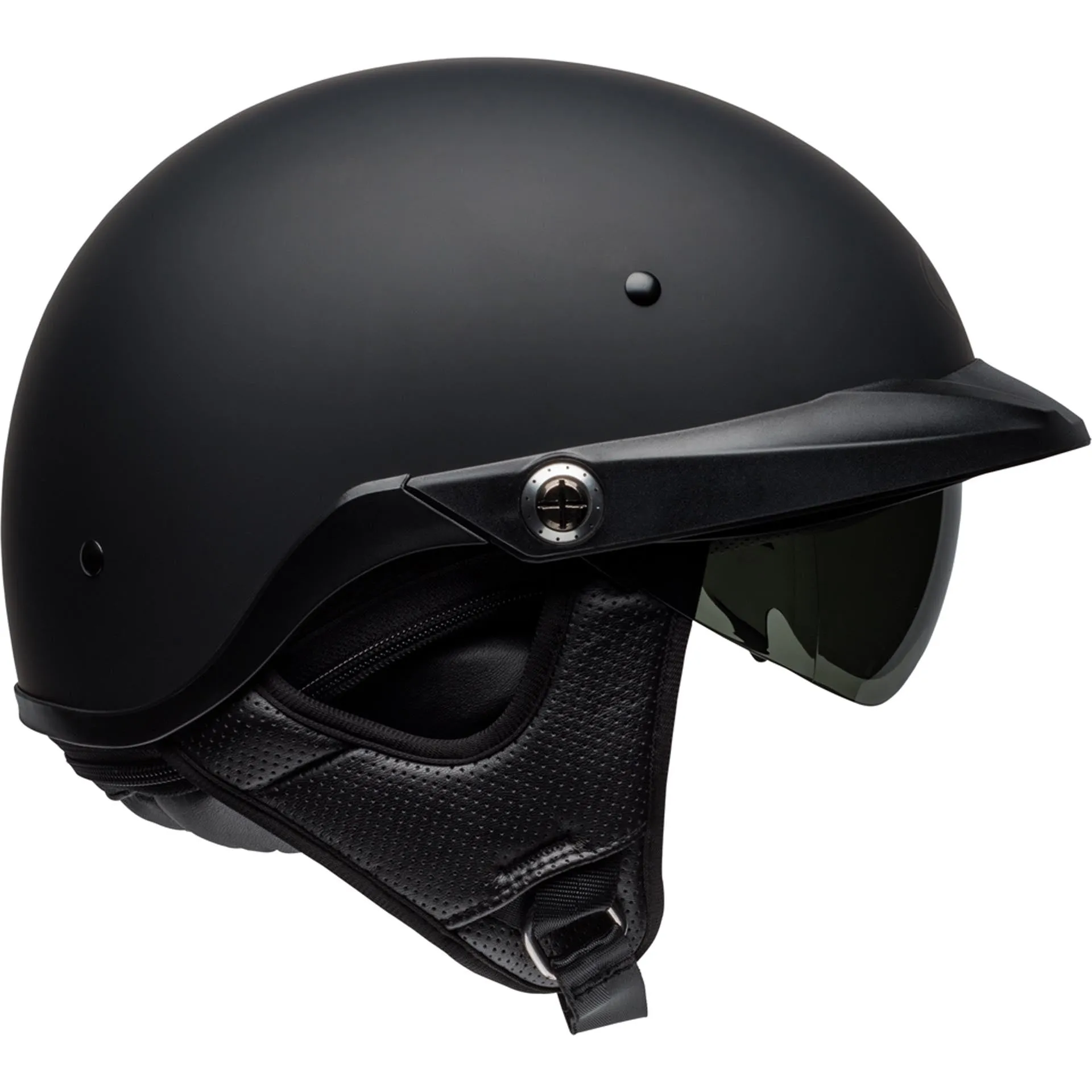 Bell Pit Boss Motorcycle Open Face and 3/4 Helmet Matte Black