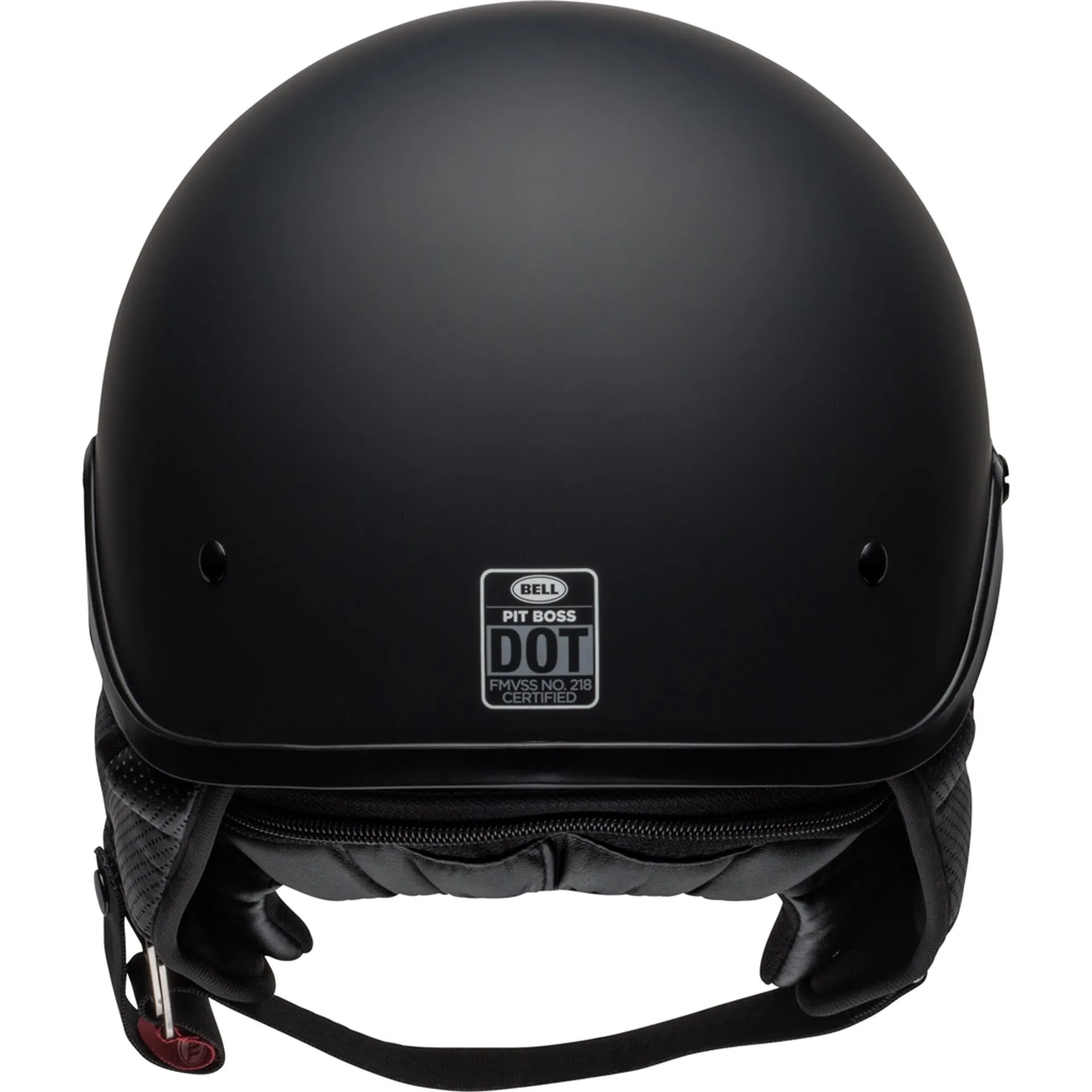 Bell Pit Boss Motorcycle Open Face and 3/4 Helmet Matte Black