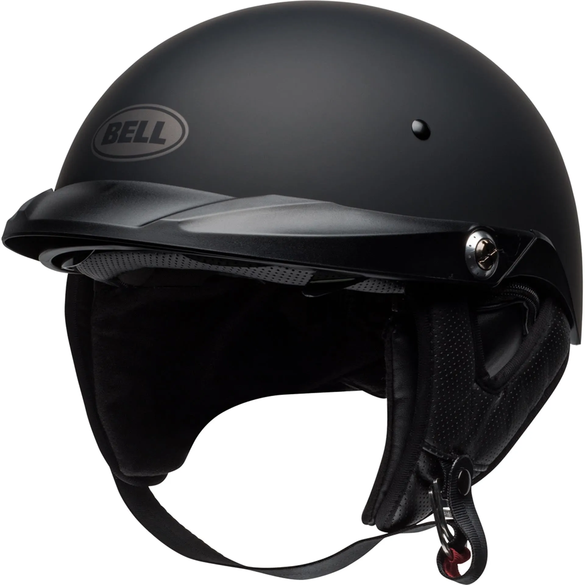 Bell Pit Boss Motorcycle Open Face and 3/4 Helmet Matte Black