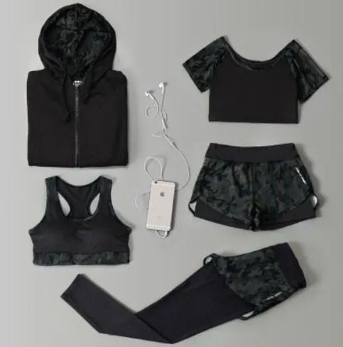 Black Camo Tracksuit (2 - 6 Pcs)