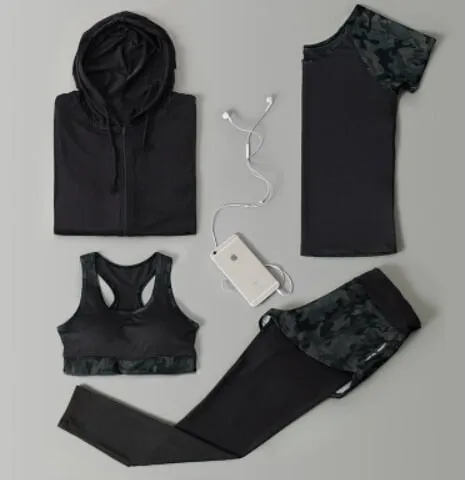 Black Camo Tracksuit (2 - 6 Pcs)