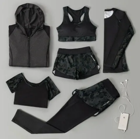 Black Camo Tracksuit (2 - 6 Pcs)