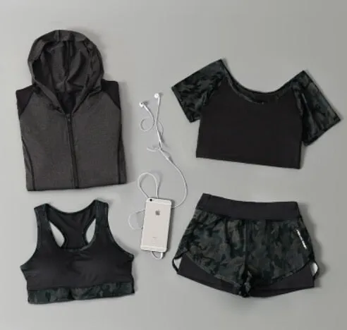 Black Camo Tracksuit (2 - 6 Pcs)