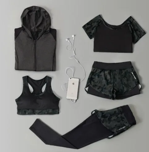 Black Camo Tracksuit (2 - 6 Pcs)