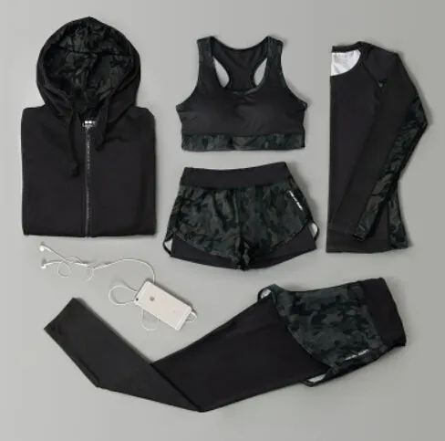 Black Camo Tracksuit (2 - 6 Pcs)