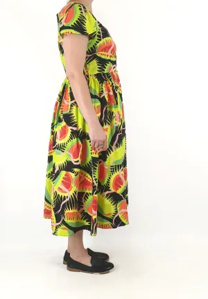 Black Friday venus fly trap print dress size 16