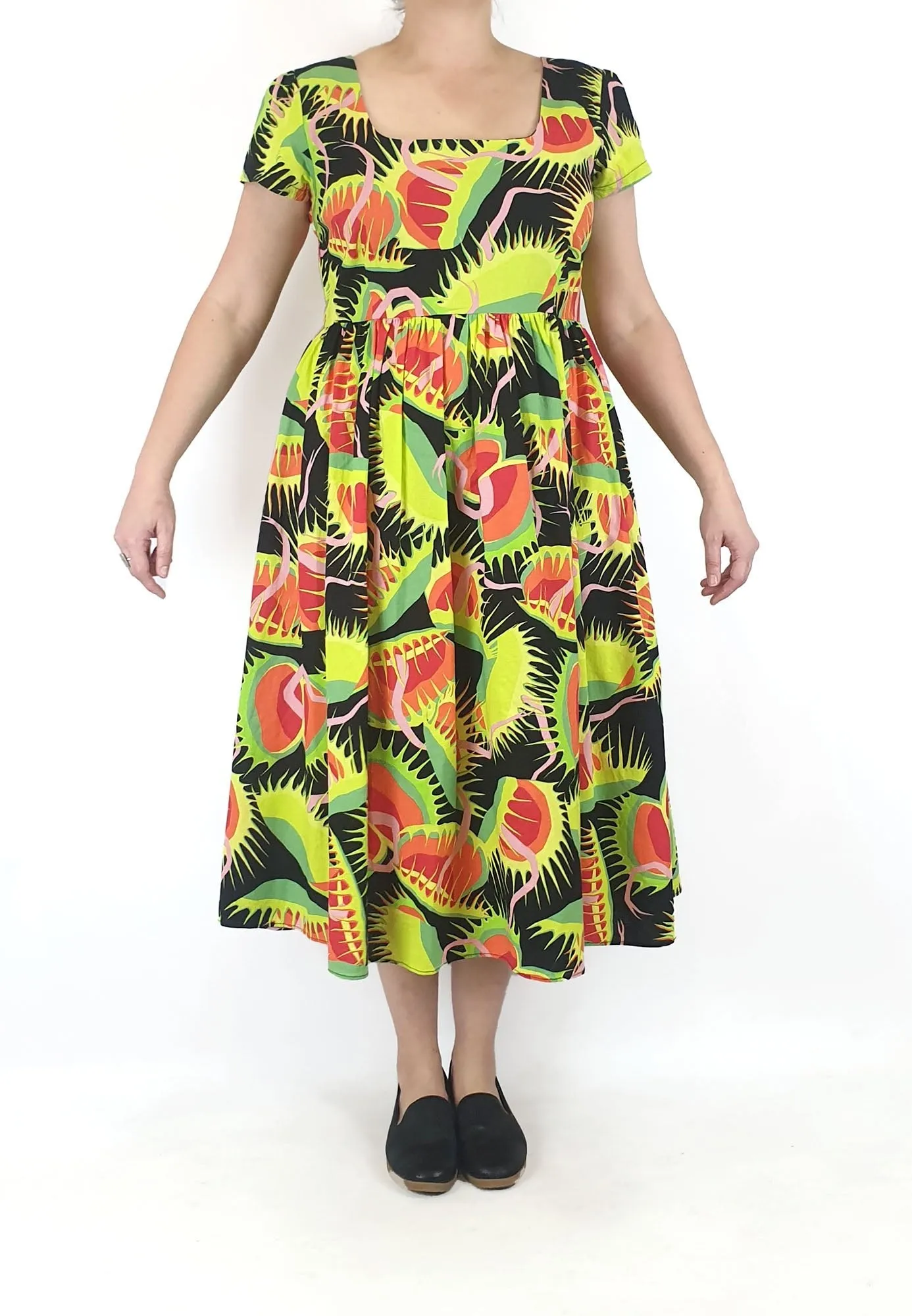 Black Friday venus fly trap print dress size 16