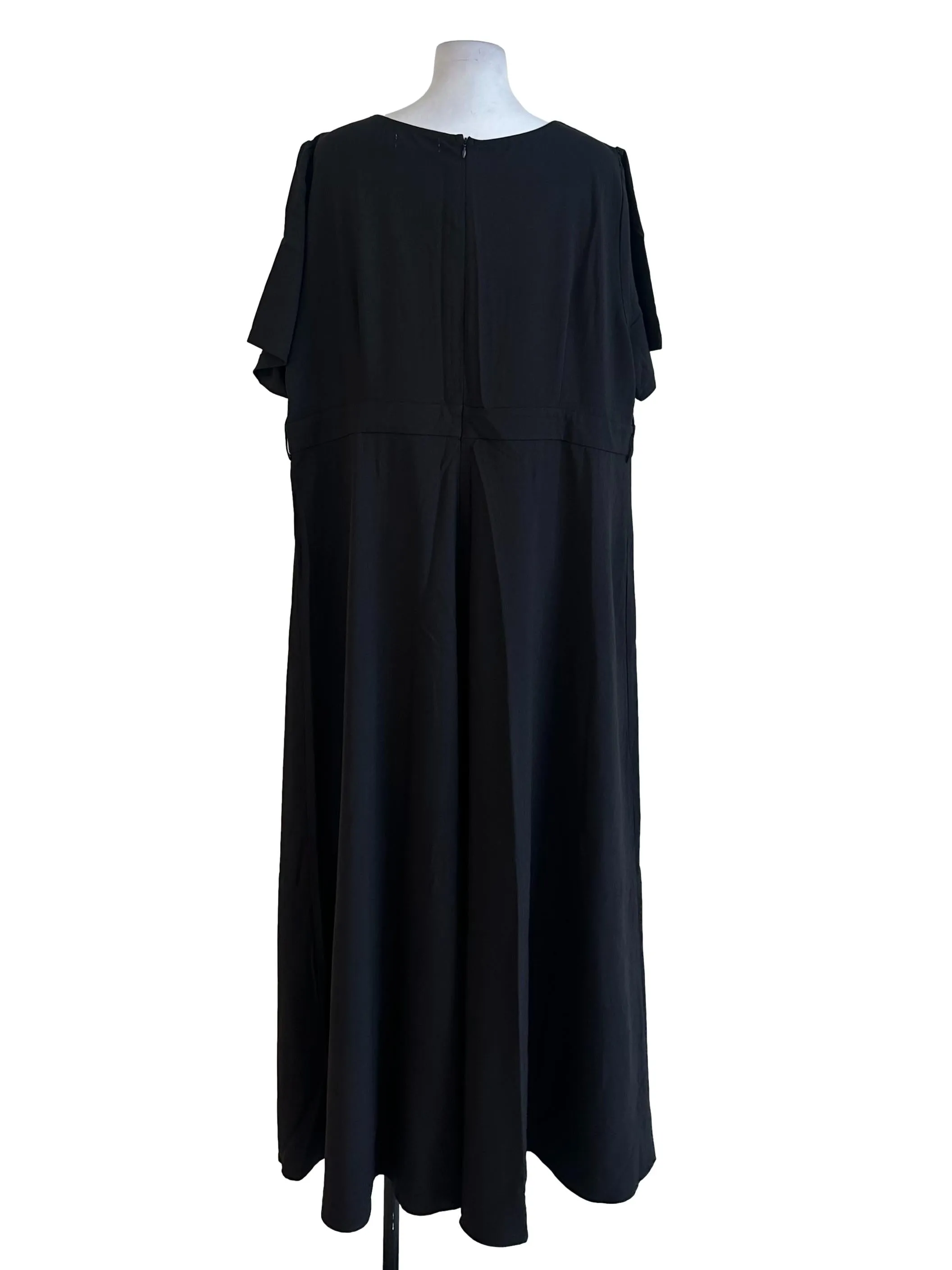 Black Plain Jumpsuit